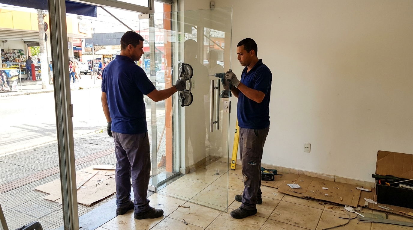 Portas em Vidro em Itaquaquecetuba‑SP
